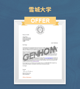 以个性取胜，张同学获得雪城大学等12所高校offer!